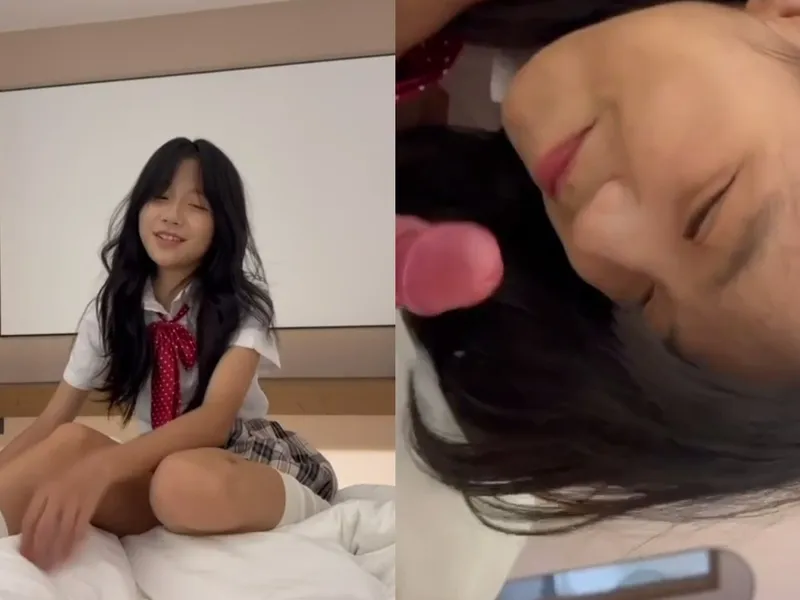 Em loli dễ thương liếm thằng nhỏ biến em thành con em đĩ nứng lồn p1